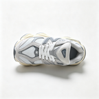 New Balance 9060 White Grey Cream Sneakers – Unisex Suede Mesh Chunky Lifestyle Shoes