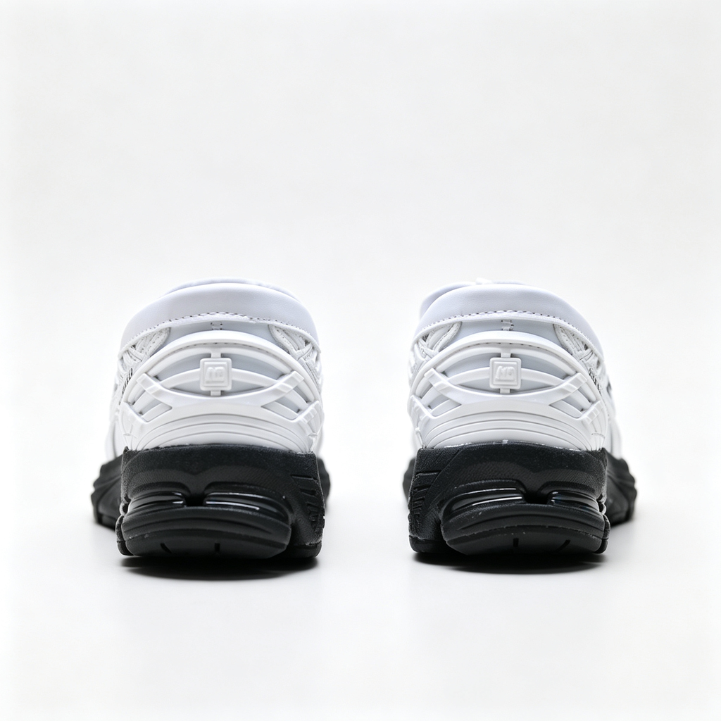 New Balance 1906R Slip-On 'White Black' | Laceless Mule Style + N-ergy Cushioning + Reflective Details, Unisex Lifestyle Sneakers, Easy-On Retro Runner & Y2K Fashion Shoes