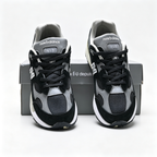 New Balance 992 'Black Grey' | Premium Suede & Mesh + ABZORB Cushioning + Made in USA, Men's & Women's Lifestyle Sneakers, Classic Retro Runner & Streetwear Essential