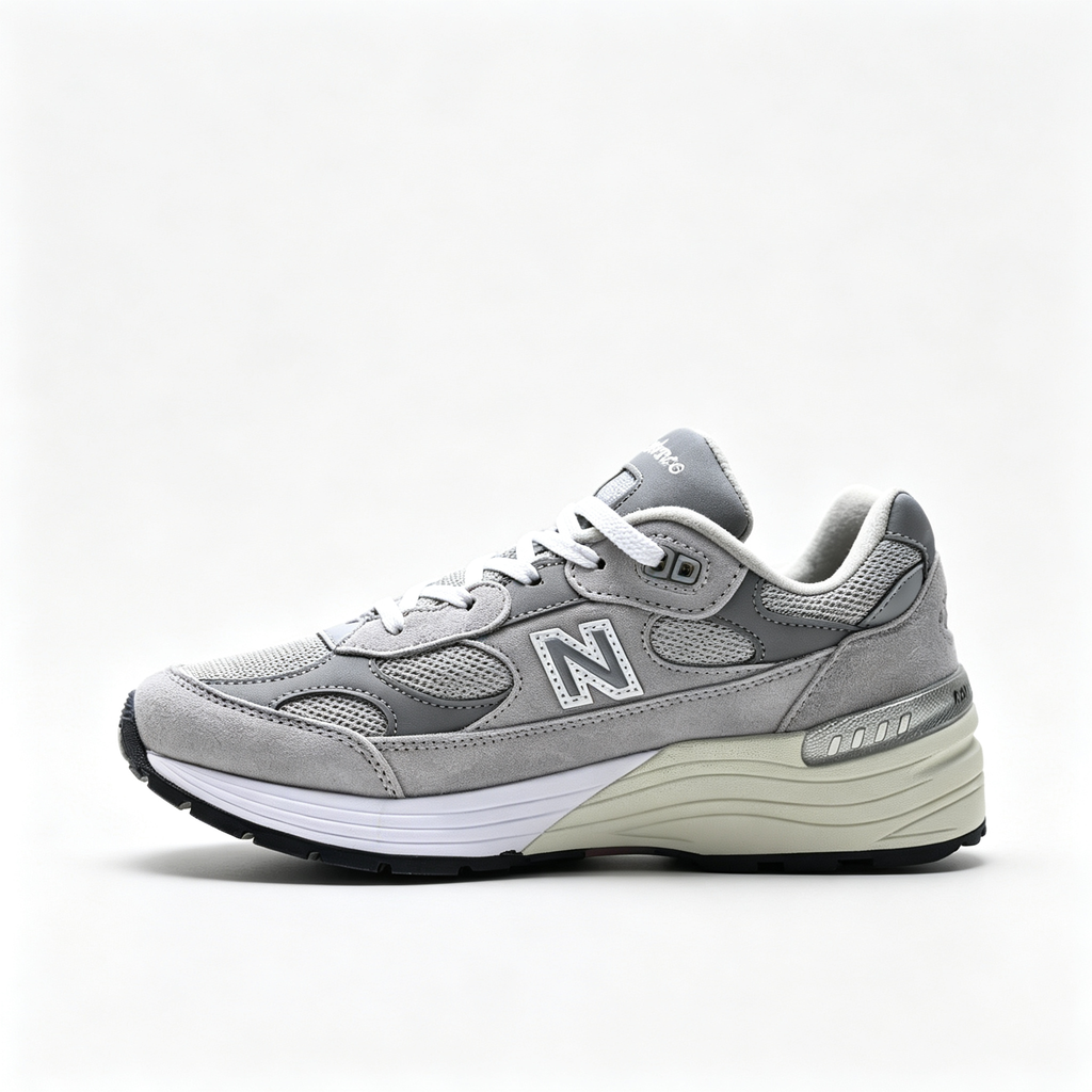 New Balance 992 'Classic Grey' | Premium Suede & Mesh + ABZORB Cushioning + Made in USA, Unisex Lifestyle Sneakers, Iconic Retro Runner & Steve Jobs Style Dad Shoes