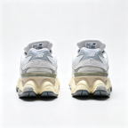 New Balance 9060 White Grey Cream Sneakers – Unisex Suede Mesh Chunky Lifestyle Shoes
