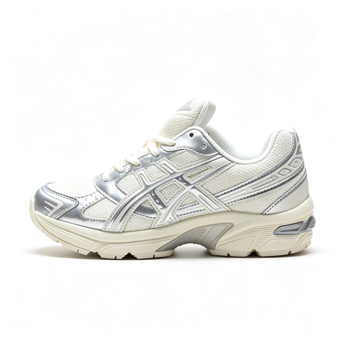 ASICS GEL-1130 Cream Pure Silver Women's Sneakers – Retro Running Shoes with GEL Cushioning