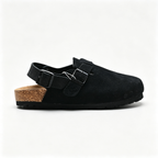 Birkenstock Boston Suede Clogs | All Black + Soft Footbed + Textured Grip Sole Unisex Minimalist Slip-On Shoes Urban Streetwear Essential