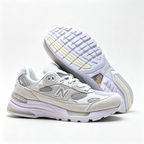 New Balance 992 'White Lilac' | Premium Suede & Mesh + ABZORB Cushioning + Made in USA, Unisex Lifestyle Sneakers, Retro Runner & Pastel Dad Shoes for Women & Men