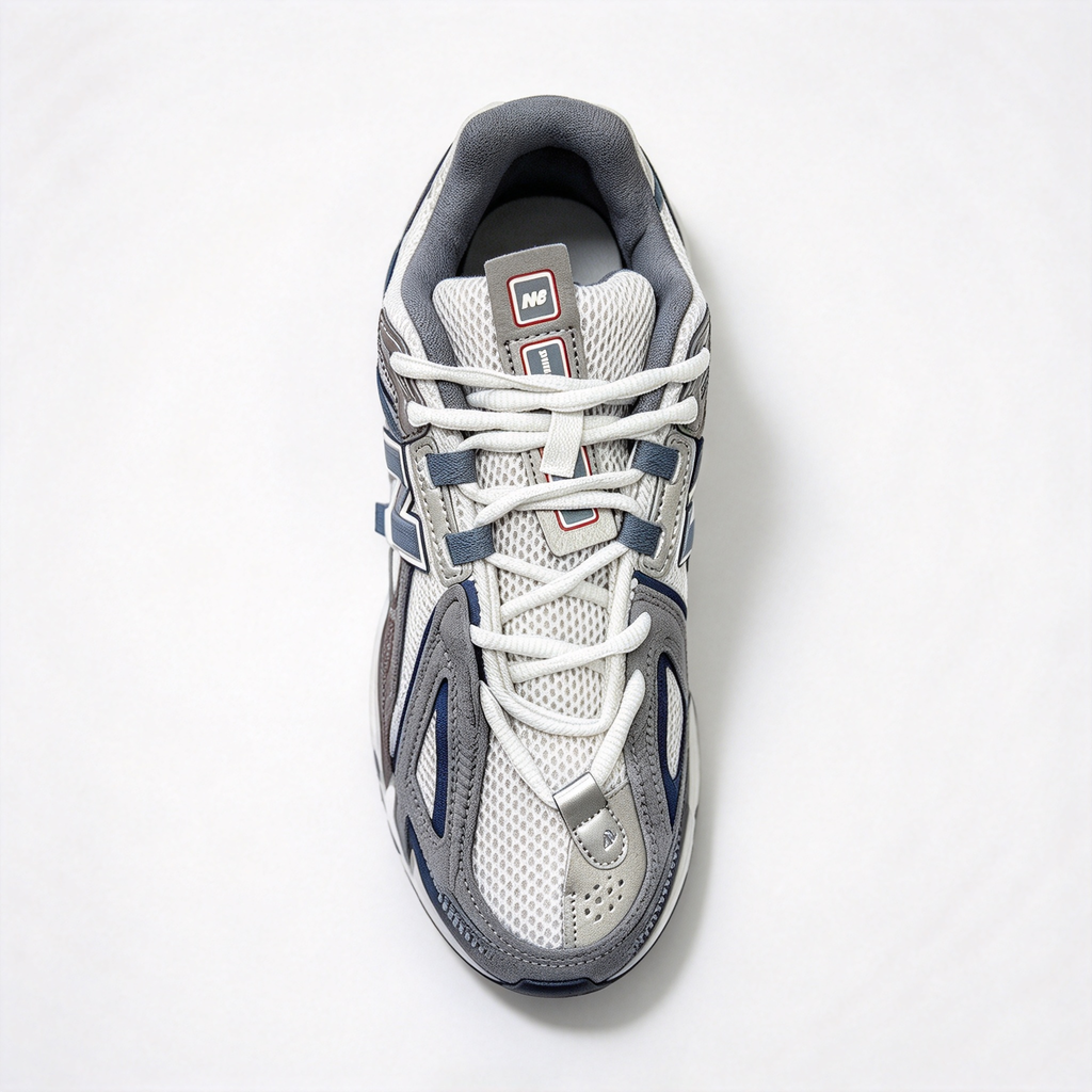 New Balance 1906A Silver Grey & Navy Blue Sneakers | Retro Y2K Dad Shoes | ABZORB + N-ERGY Cushioning | Unisex | Breathable Mesh & Synthetic Leather | Lightweight & Stable