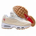 Levi's x Nike Air Max 95 "White and Ecru" Denim | Big Bubble Gum Sole Sneakers | Limited Edition Collaboration Men's Shoes (HM4743-100)