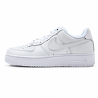 Nike Air Force 1 Low '07 | Triple White Leather + Classic Swoosh + Padded Collar, Unisex Lifestyle Sneakers, Essential Streetwear & All-Day Comfort