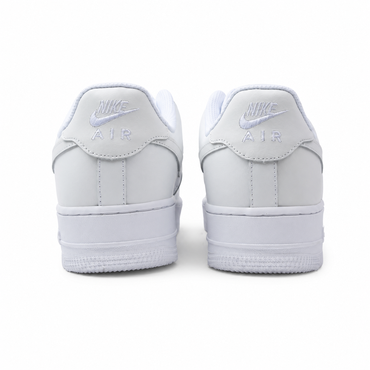 Nike Air Force 1 Low '07 | Triple White Leather + Classic Swoosh + Padded Collar, Unisex Lifestyle Sneakers, Essential Streetwear & All-Day Comfort