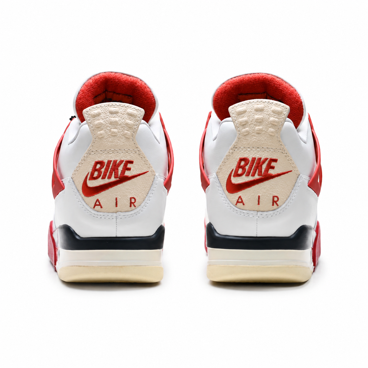 Nike Air Flight Legacy | White Leather + University Red Accents + Vintage Cream Midsole, Men's Retro Basketball Sneakers, Classic Court Style & Comfortable Cushioning