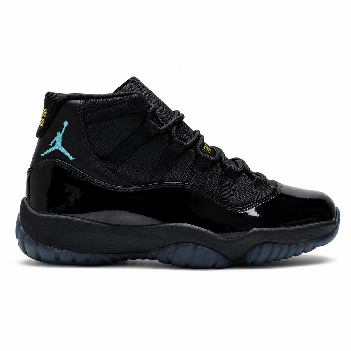 Air Jordan 11 Retro 'Gamma Blue' | Black Patent Leather + Gamma Blue Accents + Carbon Fiber Plate, Men's Basketball & Lifestyle Sneakers, Iconic High-Top & Premium Performance