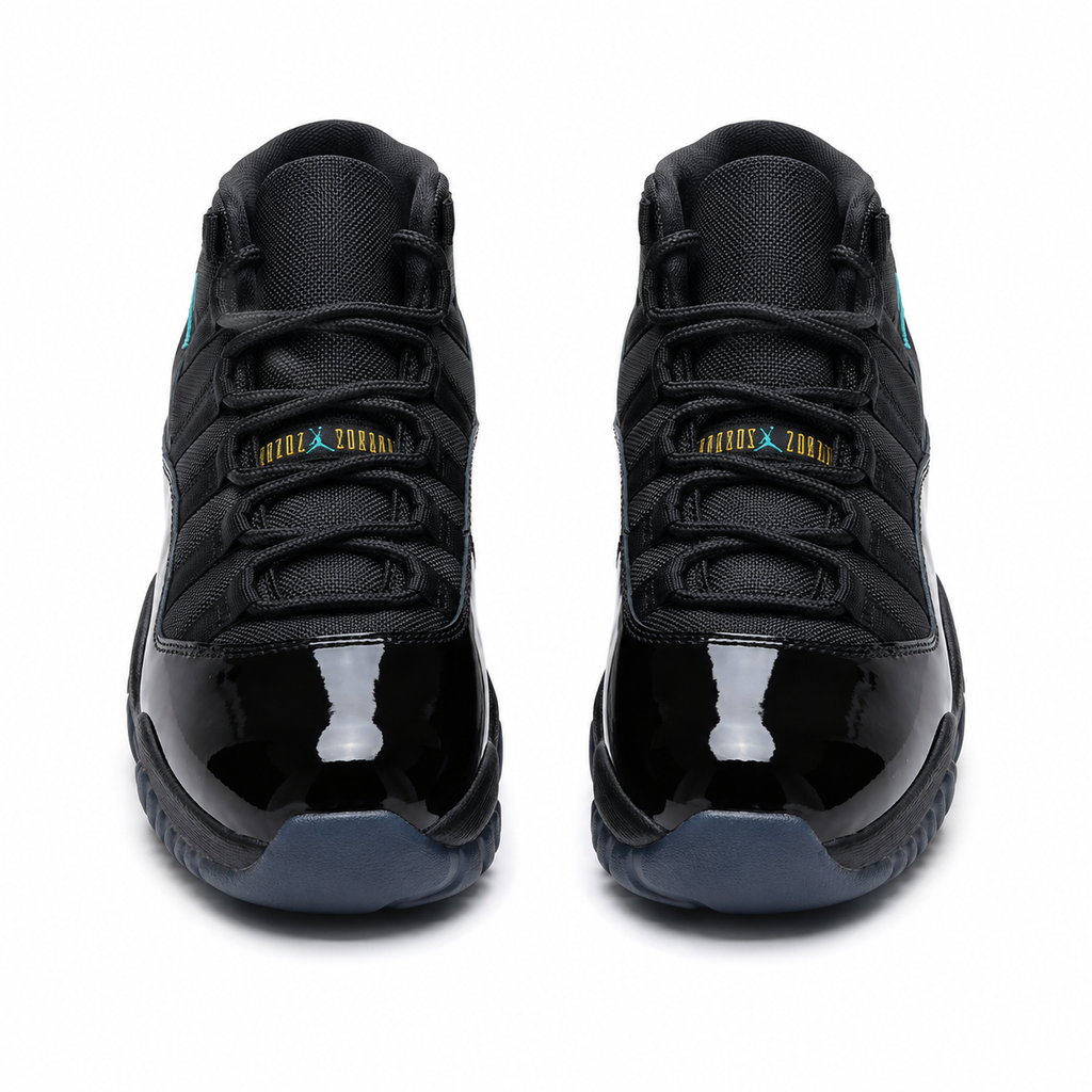 Air Jordan 11 Retro 'Gamma Blue' | Black Patent Leather + Gamma Blue Accents + Carbon Fiber Plate, Men's Basketball & Lifestyle Sneakers, Iconic High-Top & Premium Performance