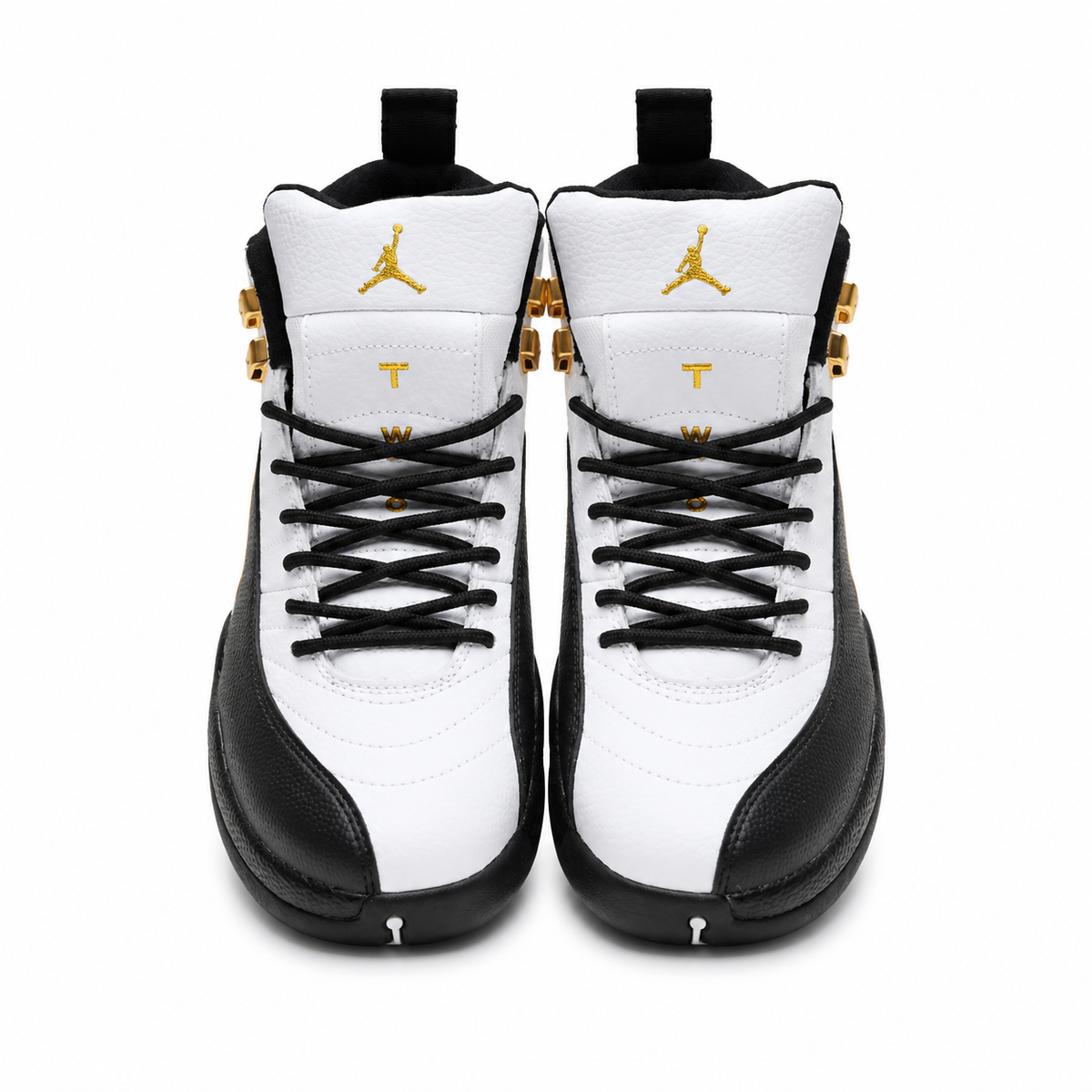 Air Jordan 12 Retro 'Playoffs' | White Tumbled Leather + Black Mudguard + Metallic Gold Accents, Men's Basketball & Lifestyle Sneakers, Iconic High-Top & Premium Durability