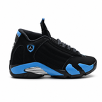 Air Jordan 14 Retro 'Game Royal' | Black Suede + Game Royal Blue Accents + Ferrari-Inspired Design, Men's Basketball & Lifestyle Sneakers, Iconic Performance & Sleek Aesthetics