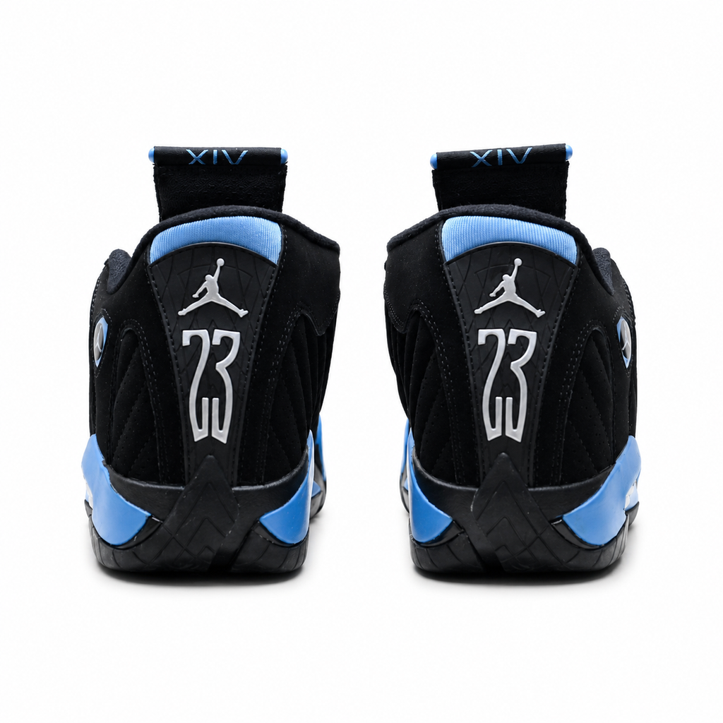 Air Jordan 14 Retro 'Game Royal' | Black Suede + Game Royal Blue Accents + Ferrari-Inspired Design, Men's Basketball & Lifestyle Sneakers, Iconic Performance & Sleek Aesthetics