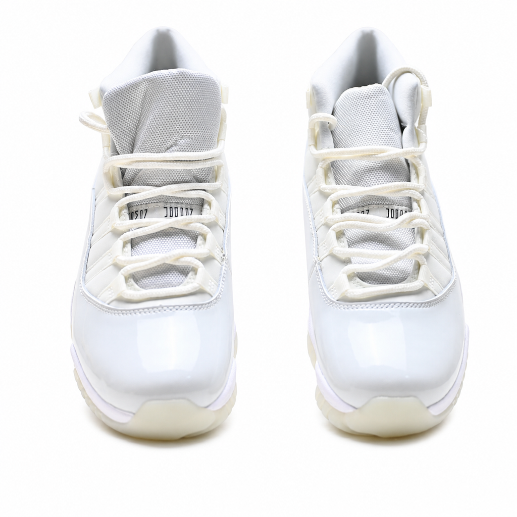 Air Jordan 11 Retro 'Platinum Tint' | White Mesh + Platinum Patent Leather + Icy Translucent Outsole, Men's Basketball & Lifestyle Sneakers, Premium High-Top & Iconic Design