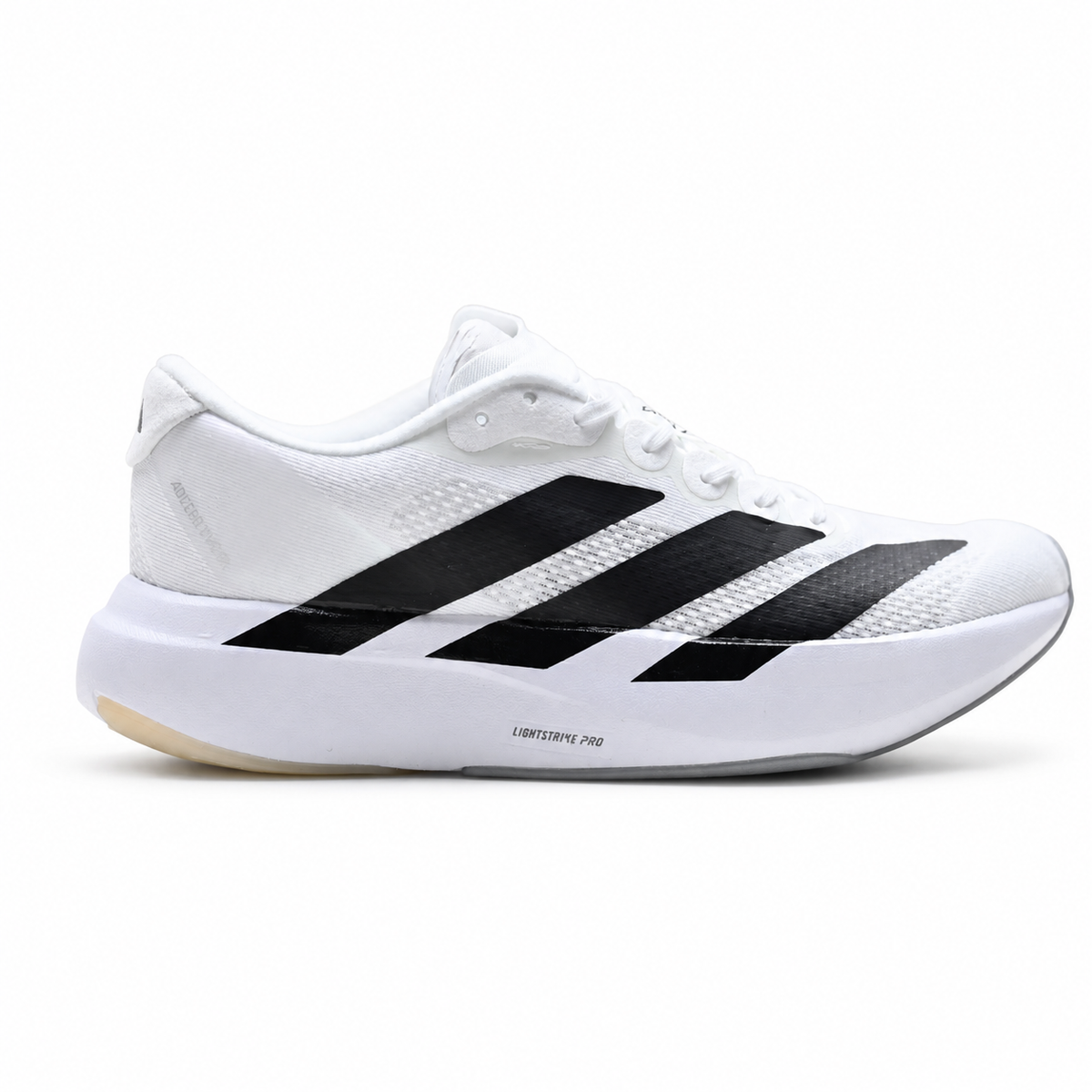 Adidas Adizero Evo SL | Cloud White/Core Black + Lightstrike Pro Foam + Continental Outsole, Lightweight Performance Running Shoes, 2026 Marathon Training Essential