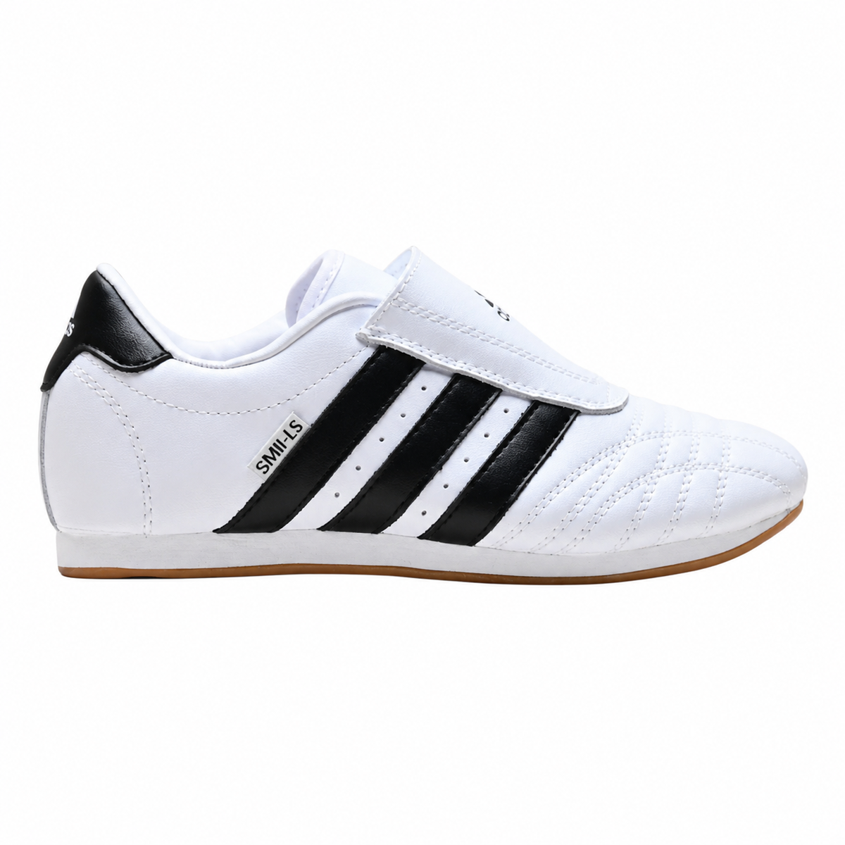 Adidas Originals Taekwondo Velcro Sneakers JQ4774 | White Black Gum Thin Sole | Retro Martial Arts Low-Top Shoes | Unisex Casual Lifestyle Footwear