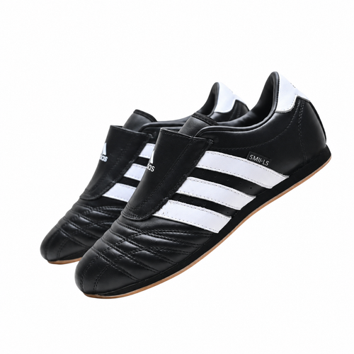 Adidas Originals Taekwondo Velcro Sneakers JQ4774 | White Black Gum Thin Sole | Retro Martial Arts Low-Top Shoes | Unisex Casual Lifestyle Footwear