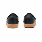 Adidas Originals Samba Jane Black and White Mary Jane with Velcro strap gum sole and three stripes women's retro German training shoes