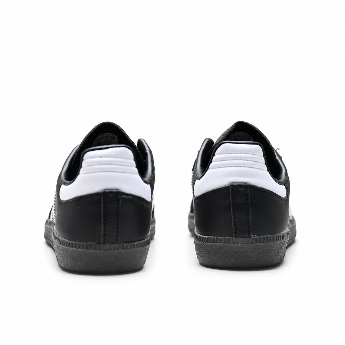 Adidas Originals Samba OG Black and White German Trainer Shoes with Gold-Stamped Logo and Gum Sole Unisex Retro Sneakers