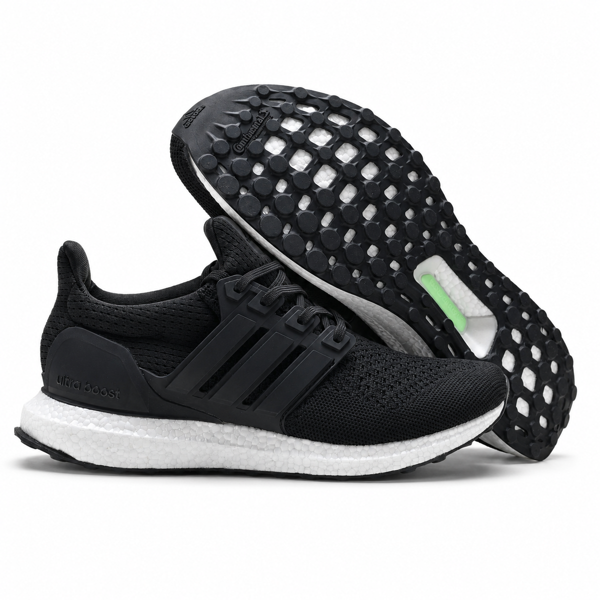 Adidas Ultra Boost 1.0 | Classic black/white/all-black colorway + Boost midsole + Primeknit weave unisex running shoe a retro sports bestseller