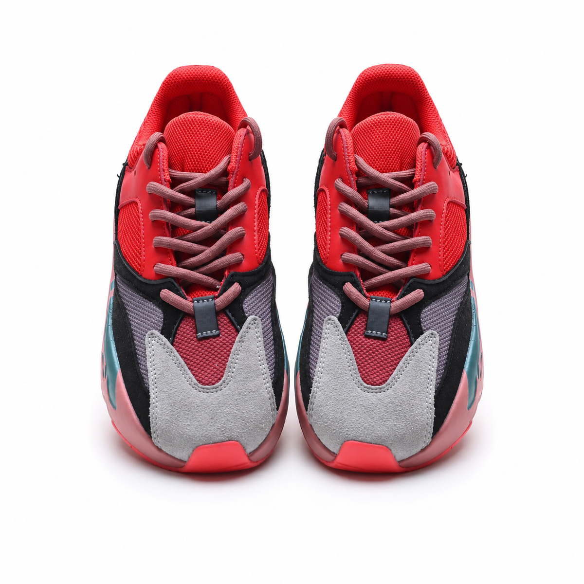 adidas Yeezy Boost 700 Wave Runner Sneakers – Grey Black Blue Orange Chunky Shoes