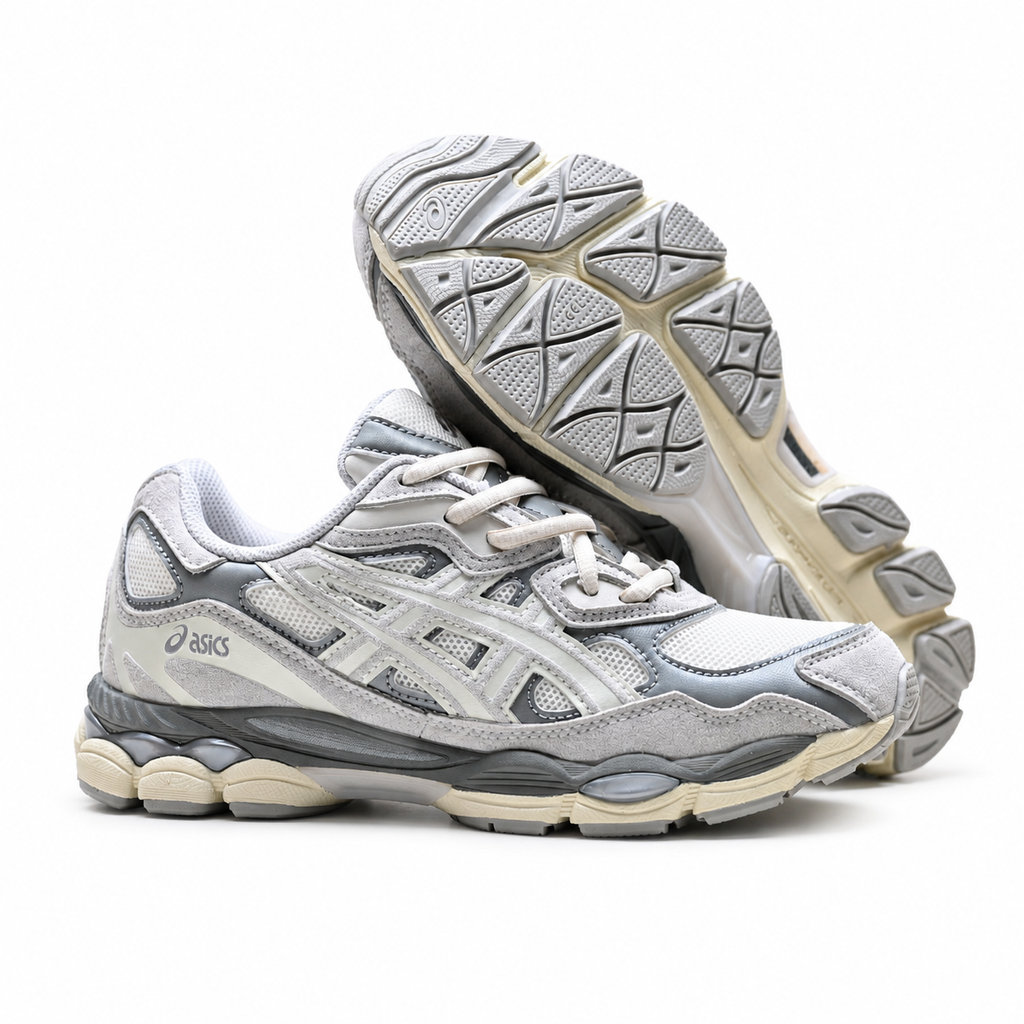 Asics Gel-Nimbus 9 | Sheet Rock/Pure Silver + Retro Y2K Design + GEL Cushioning, Unisex Lifestyle Sneakers, 2026 Vintage Runner Revival