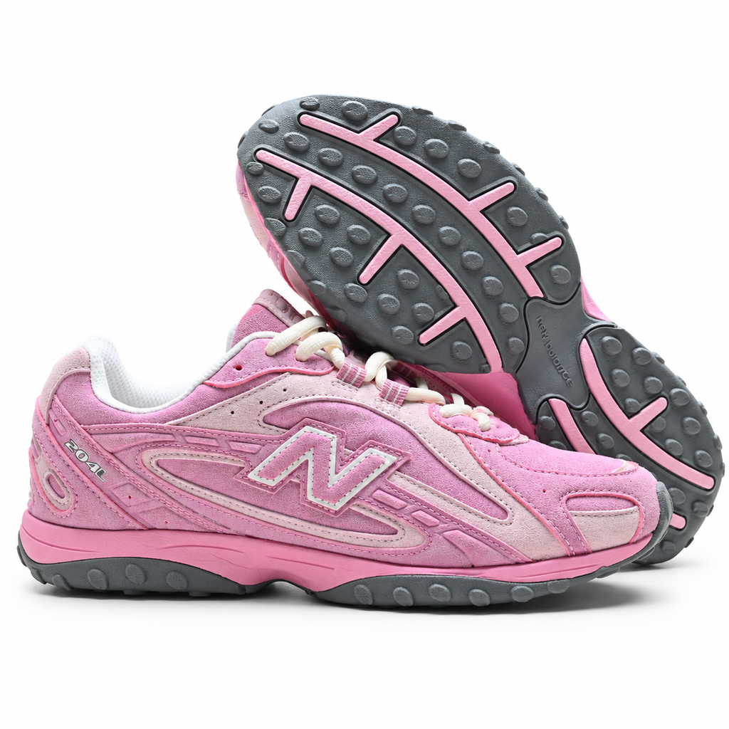 New Balance 204L "Pastel Pink" Sneakers U204LMMD | Suede Low-Profile Retro Shoes | Women & Men