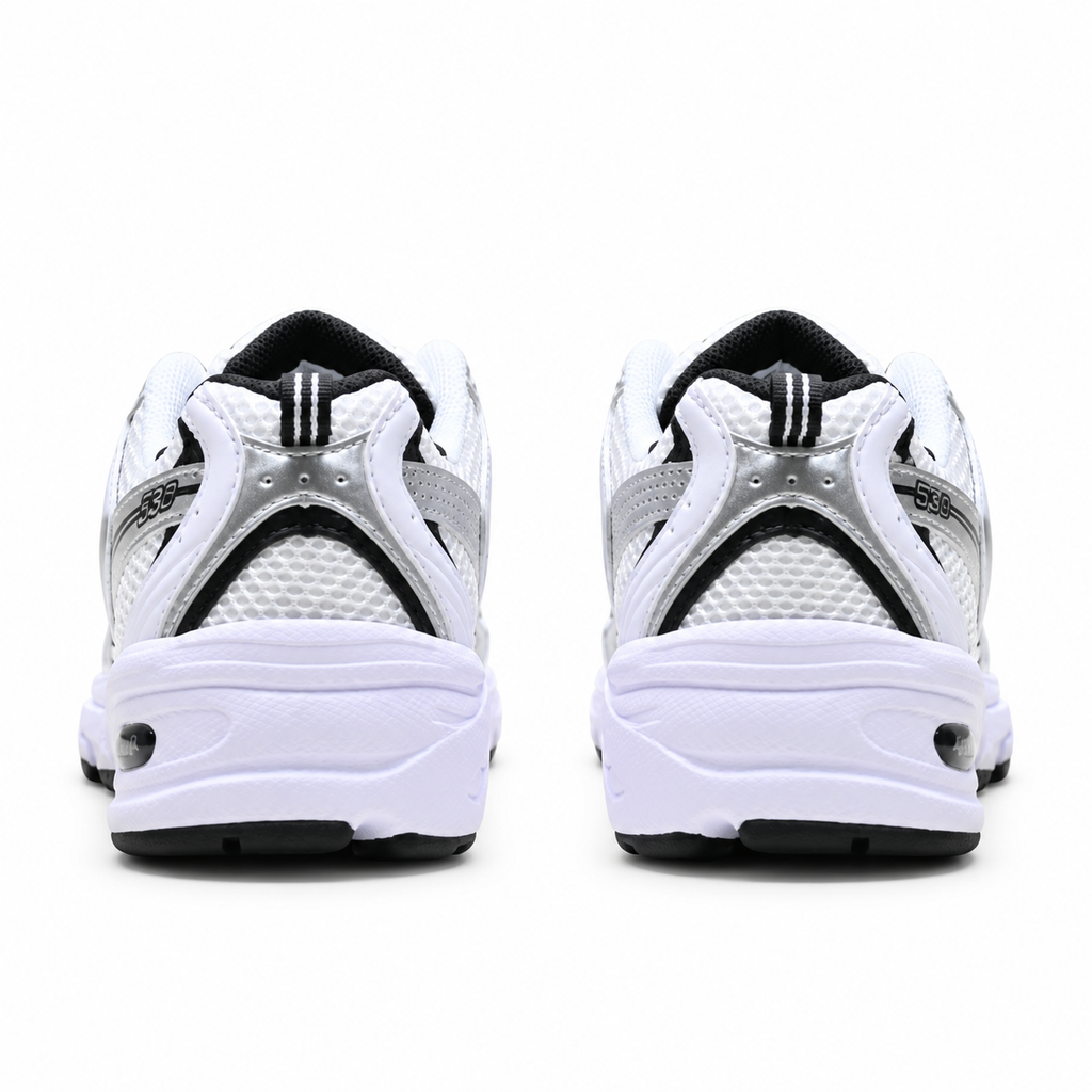 New Balance 530 'White Silver' | Mesh & Synthetic Upper + ABZORB Cushioning + Y2K Retro Runner, Unisex Lifestyle Sneakers, Breathable Walking Shoes & Streetwear Essential