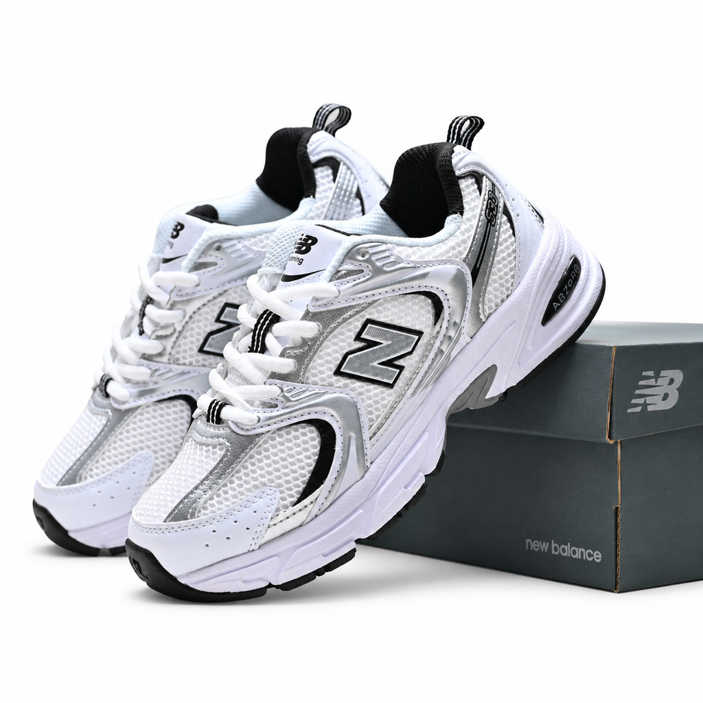 New Balance 530 'White Silver' | Mesh & Synthetic Upper + ABZORB Cushioning + Y2K Retro Runner, Unisex Lifestyle Sneakers, Breathable Walking Shoes & Streetwear Essential