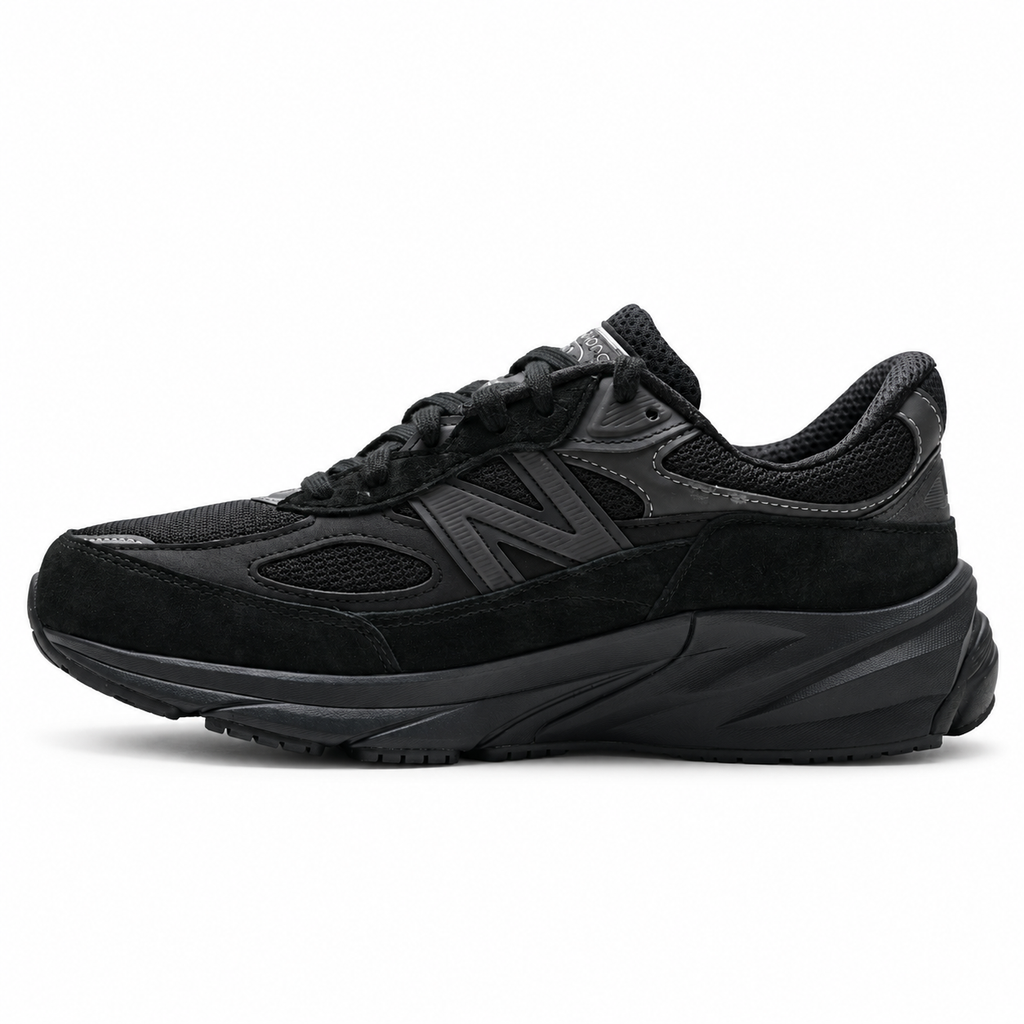 New Balance 990v6 'Black' | Triple Black Suede & Mesh + FuelCell Cushioning + Made in USA, Premium Men's & Women's Lifestyle Sneakers, All-Black Dad Shoes & Running Heritage