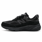 New Balance 990v6 'Black' | Triple Black Suede & Mesh + FuelCell Cushioning + Made in USA, Premium Men's & Women's Lifestyle Sneakers, All-Black Dad Shoes & Running Heritage