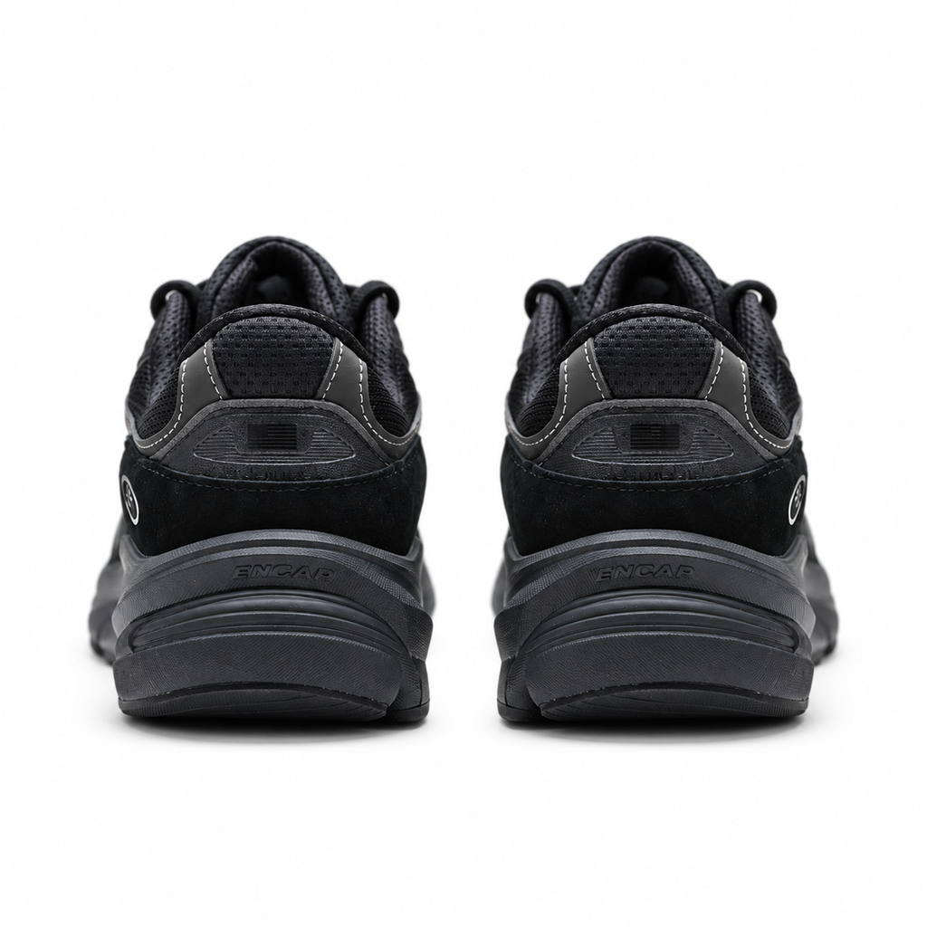 New Balance 990v6 'Black' | Triple Black Suede & Mesh + FuelCell Cushioning + Made in USA, Premium Men's & Women's Lifestyle Sneakers, All-Black Dad Shoes & Running Heritage