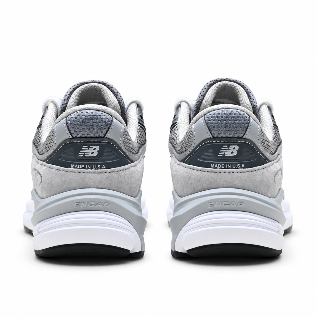 New Balance 990v6 'Grey' | Grey Suede & Mesh + FuelCell Cushioning + Made in USA, Premium Men's & Women's Lifestyle Sneakers, Classic Dad Shoes & High-Performance Runner