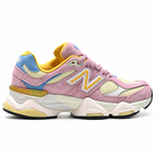 New Balance 9060 "Muted Pink Yellow Blue" Sneakers | Sculptural Chunky Shoes | Colorful Retro Lifestyle | Unisex