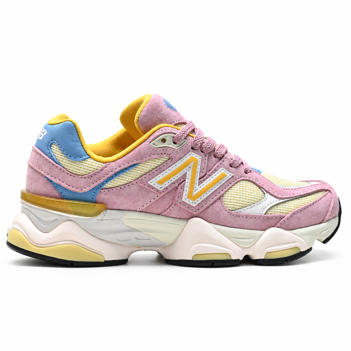 New Balance 9060 "Muted Pink Yellow Blue" Sneakers | Sculptural Chunky Shoes | Colorful Retro Lifestyle | Unisex
