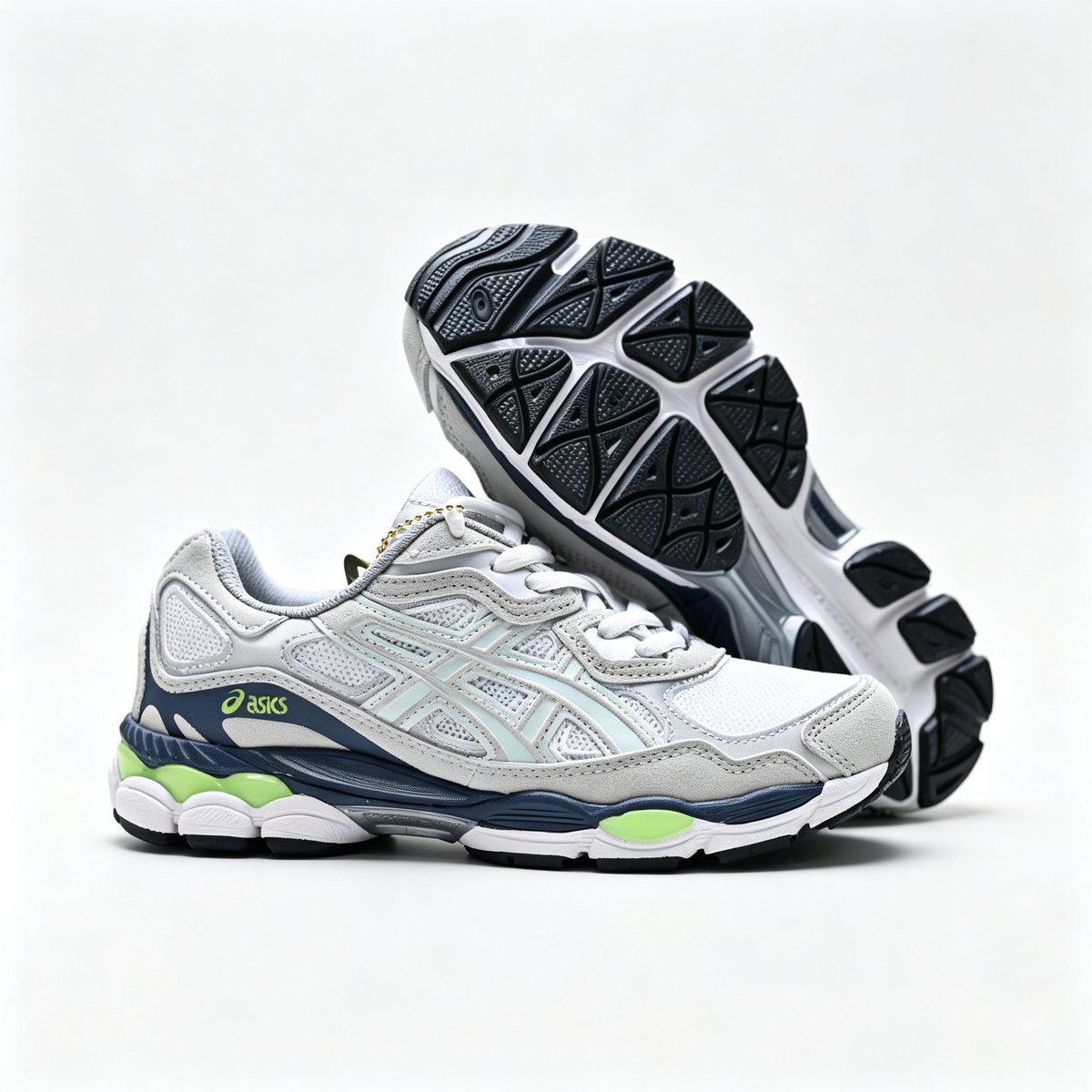 Asics Gel-Nimbus 9 | Sheet Rock/Lime Green + Retro Y2K Design + GEL Cushioning Unisex Lifestyle Sneakers 2026 Vintage Runner Revival