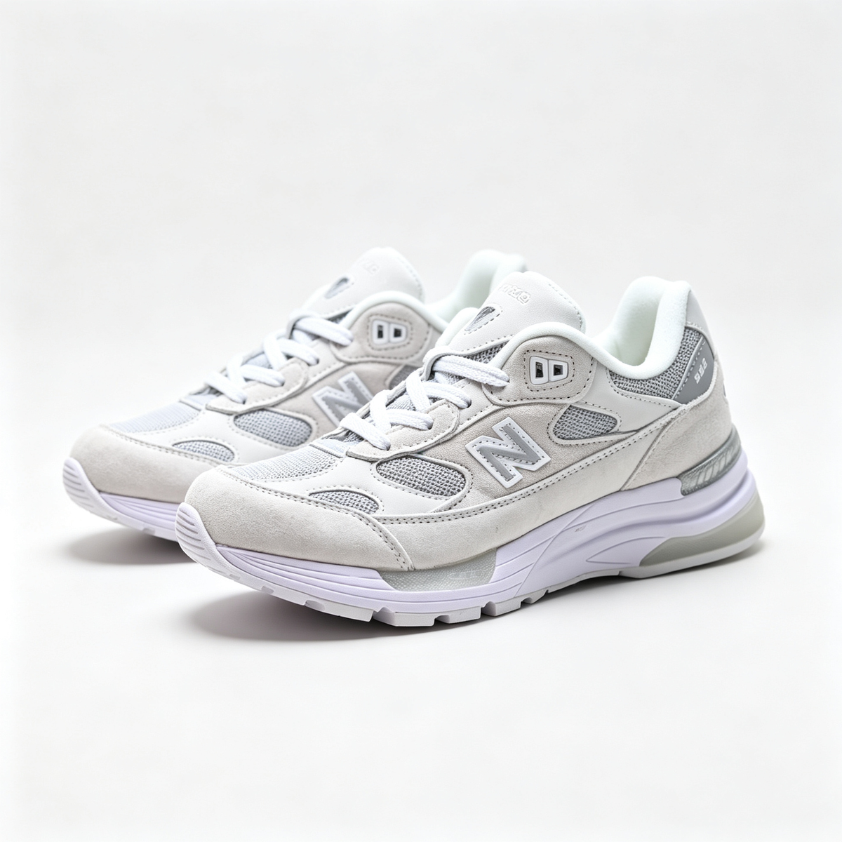 New Balance 992 'White Lilac' | Premium Suede & Mesh + ABZORB Cushioning + Made in USA, Unisex Lifestyle Sneakers, Retro Runner & Pastel Dad Shoes for Women & Men