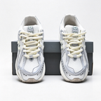 New Balance 1906R White Silver Green Sneakers – Unisex Mesh Retro Running Shoes with N-ERGY Cushioning