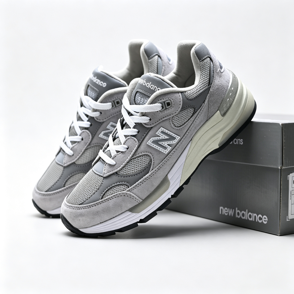 New Balance 992 'Classic Grey' | Premium Suede & Mesh + ABZORB Cushioning + Made in USA, Unisex Lifestyle Sneakers, Iconic Retro Runner & Steve Jobs Style Dad Shoes