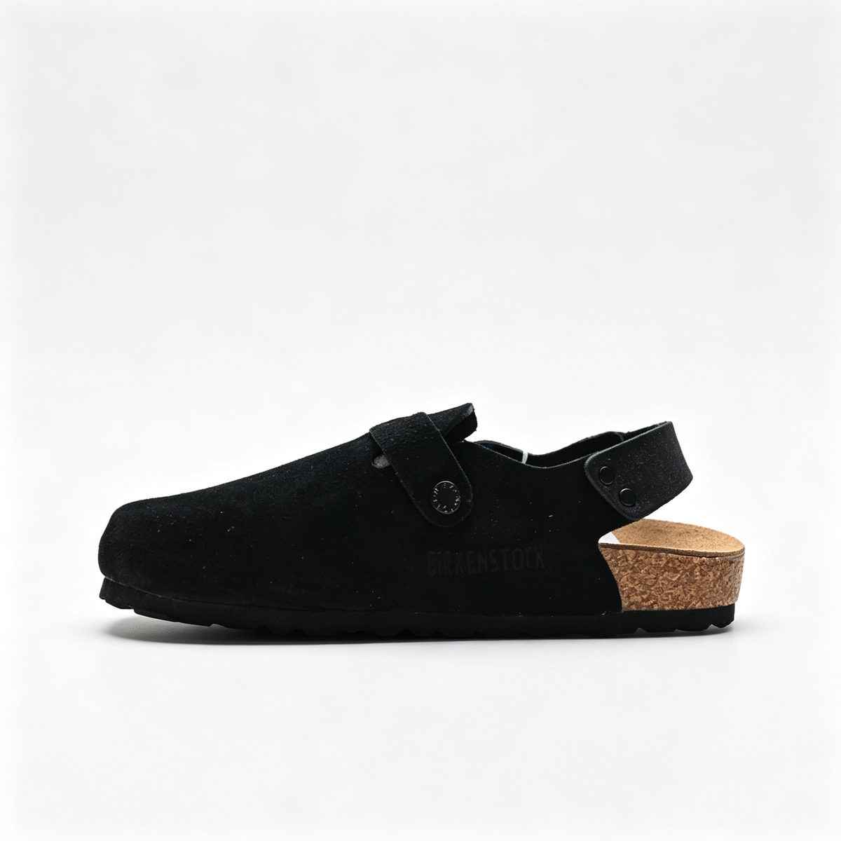 Birkenstock Boston Suede Clogs | All Black + Soft Footbed + Textured Grip Sole Unisex Minimalist Slip-On Shoes Urban Streetwear Essential