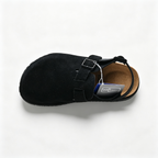 Birkenstock Boston Suede Clogs | All Black + Soft Footbed + Textured Grip Sole Unisex Minimalist Slip-On Shoes Urban Streetwear Essential