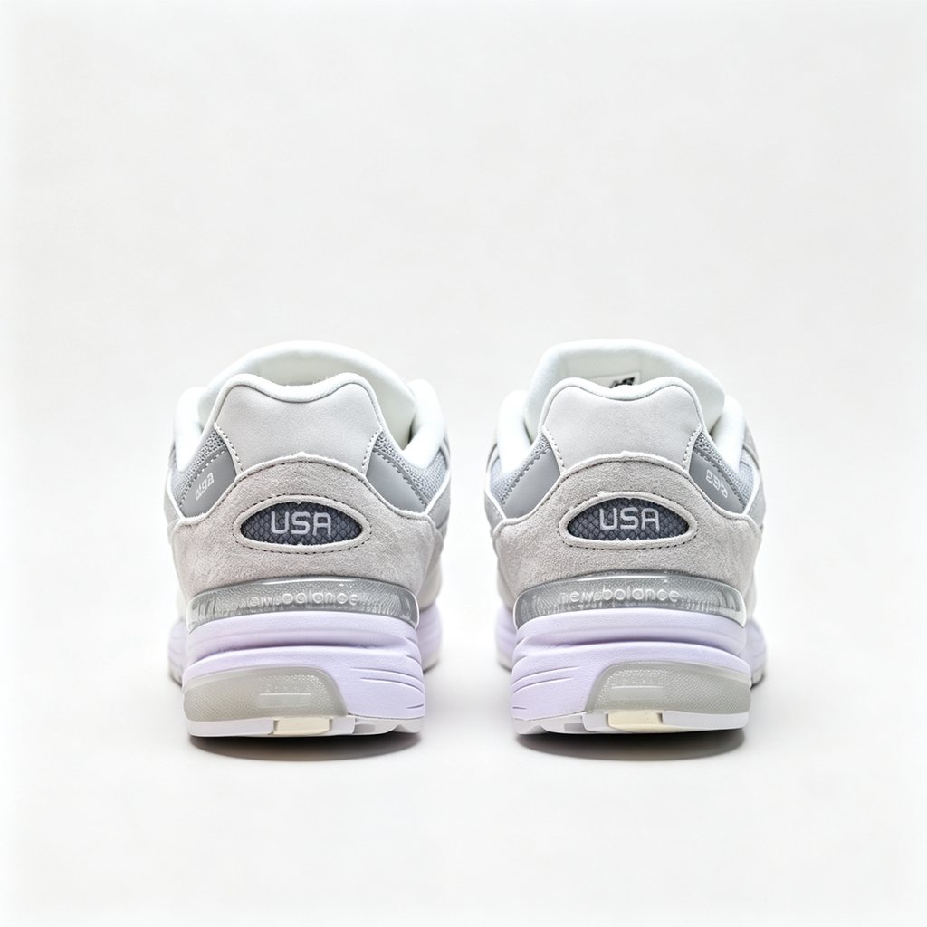 New Balance 992 'White Lilac' | Premium Suede & Mesh + ABZORB Cushioning + Made in USA, Unisex Lifestyle Sneakers, Retro Runner & Pastel Dad Shoes for Women & Men